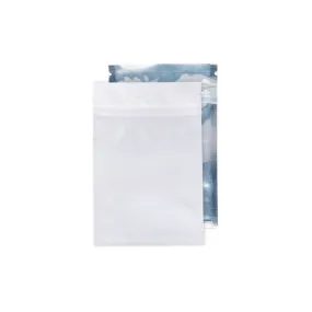 1g x 16 Mylar Smell Proof Bags Clear Front/ Matte Black Back