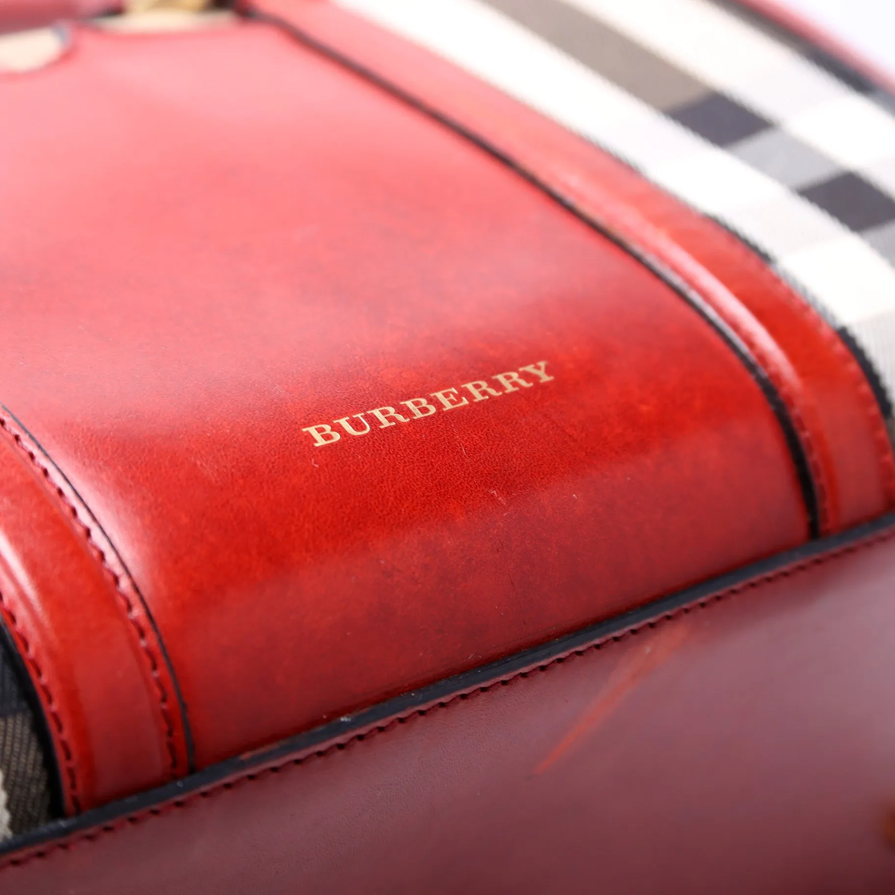 Alchester House Check Medium Bowling Bag