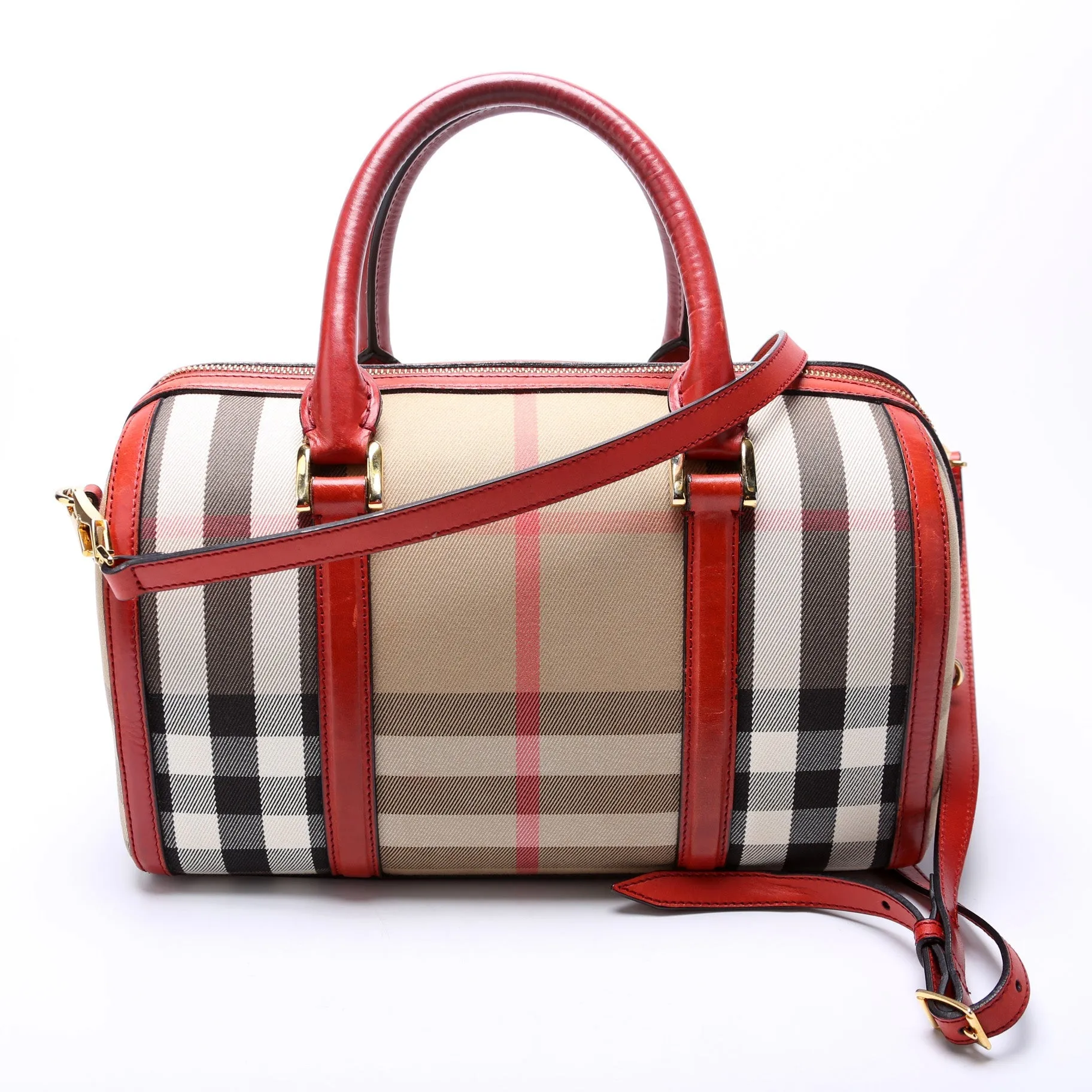 Alchester House Check Medium Bowling Bag