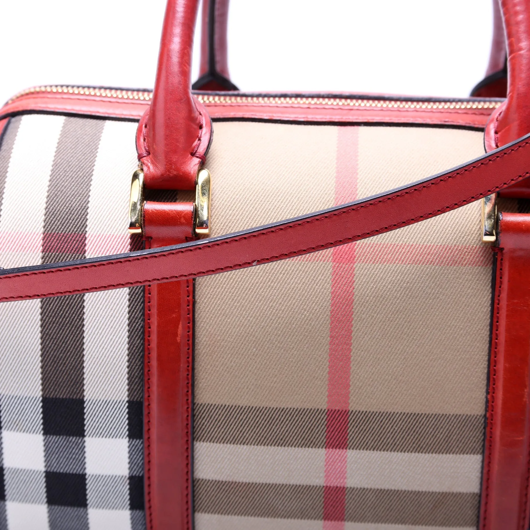 Alchester House Check Medium Bowling Bag
