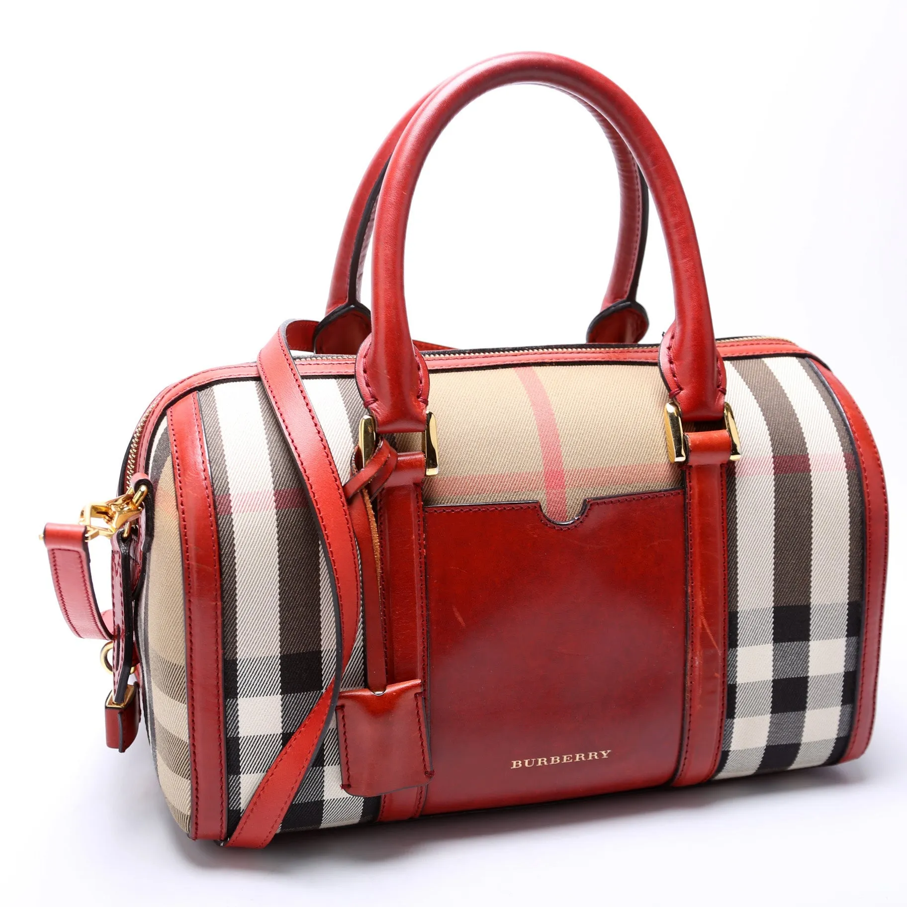 Alchester House Check Medium Bowling Bag