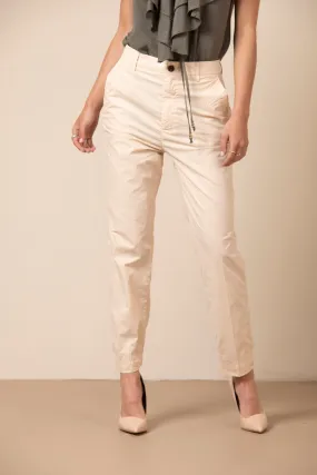 Birkin Chino pantalone chino donna in tela paracadute curvy
