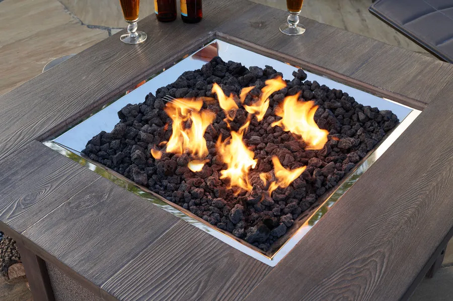 Black Lava Rock By The Outdoor Great Room
