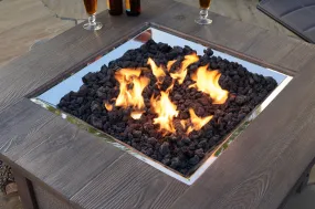 Black Lava Rock By The Outdoor Great Room