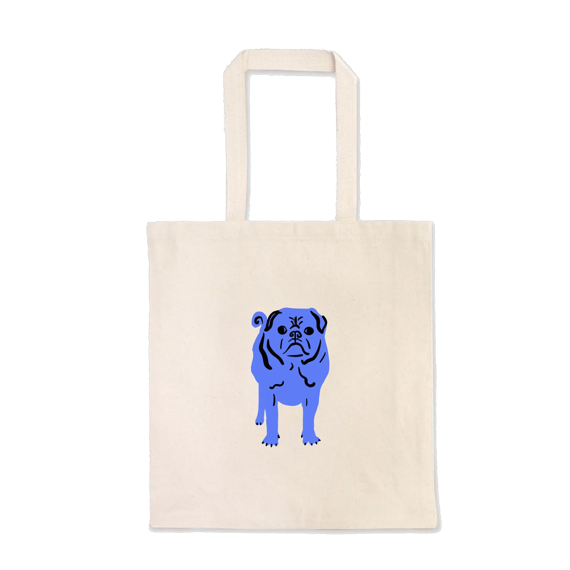 Blue Puggala - Heavy Tote Bag