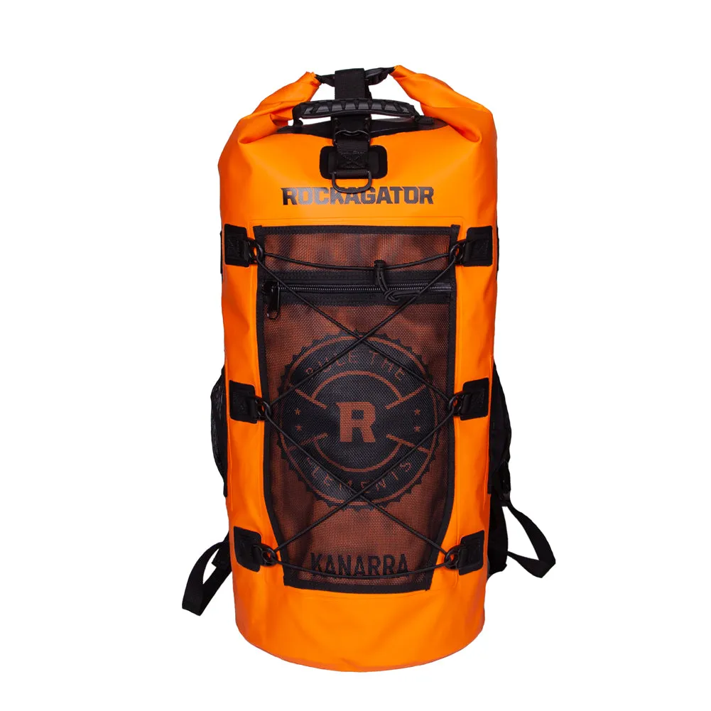 Bundle Special Kanarra 90L Sunset Orange Waterproof Backpack and 2 Dry Bags