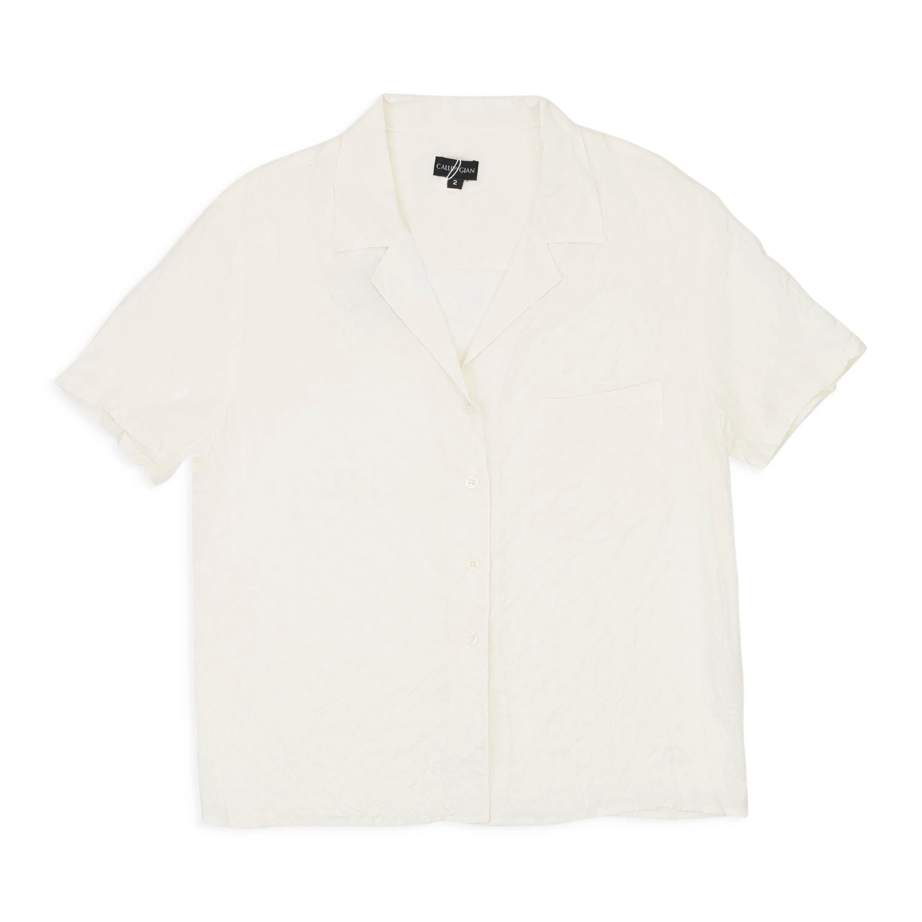 CALLIPYGIAN BOWLING WHITE SHIRT