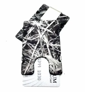 Camo Black and White Pattern - Billetvault Aluminum Wallet