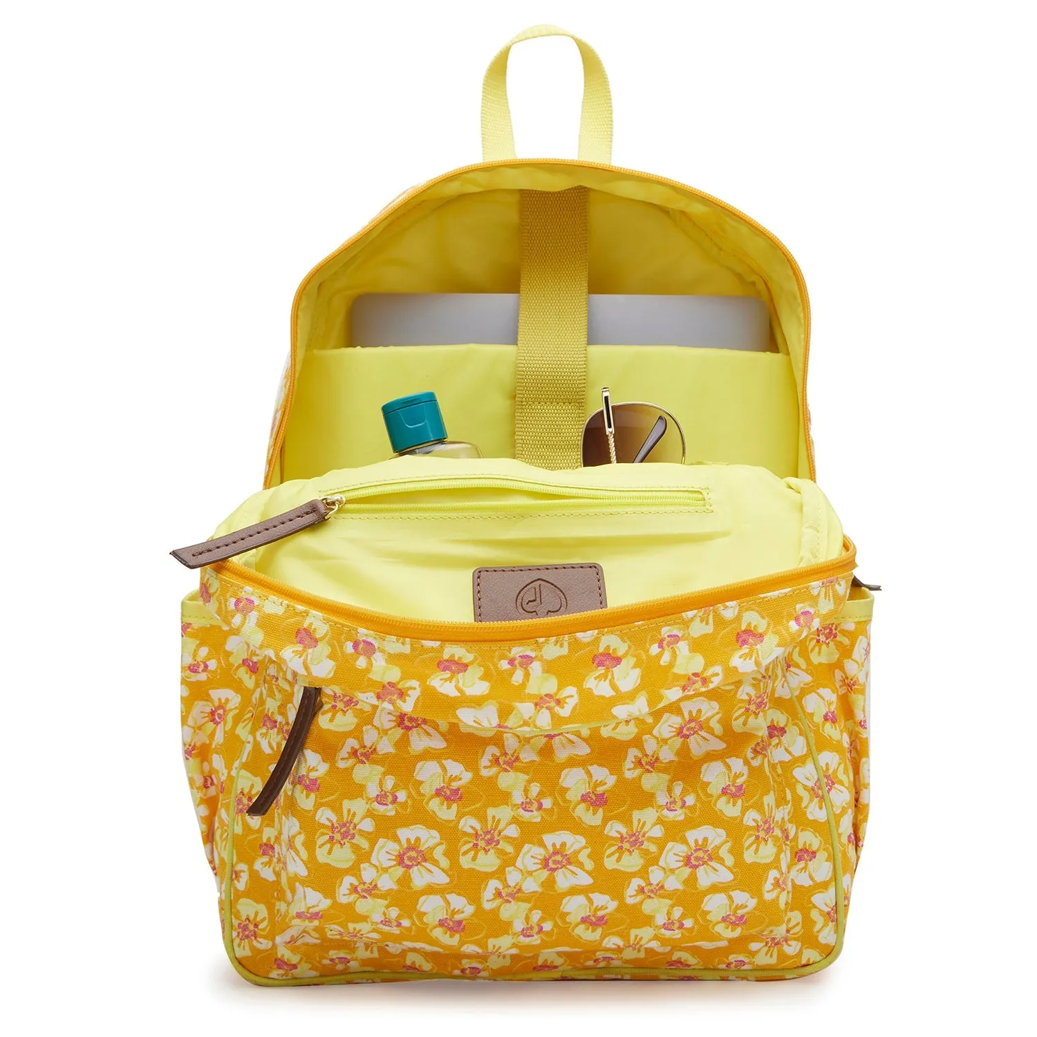 Caprese Blossom Laptop Backpack Large Yellow