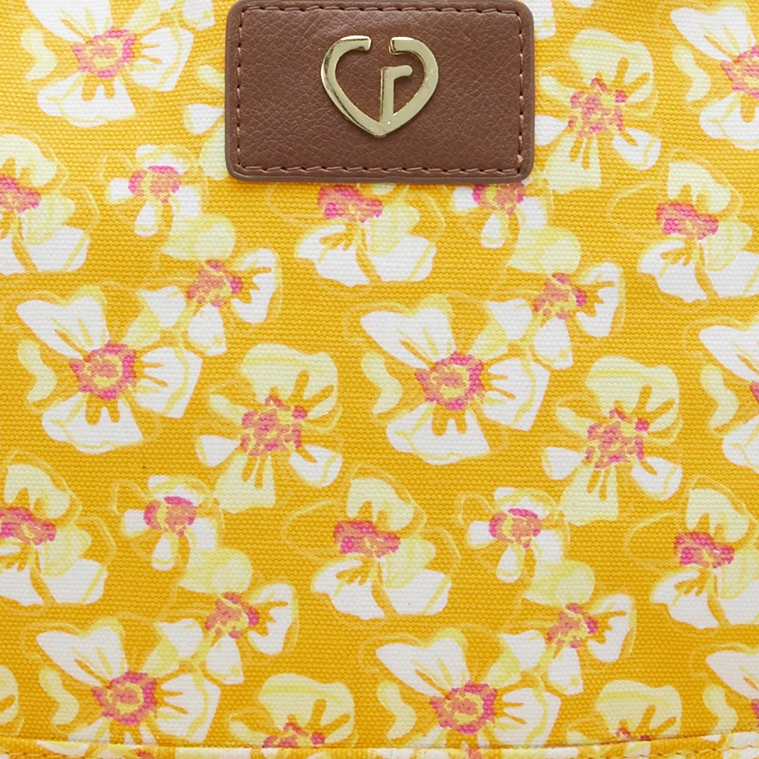 Caprese Blossom Laptop Backpack Large Yellow