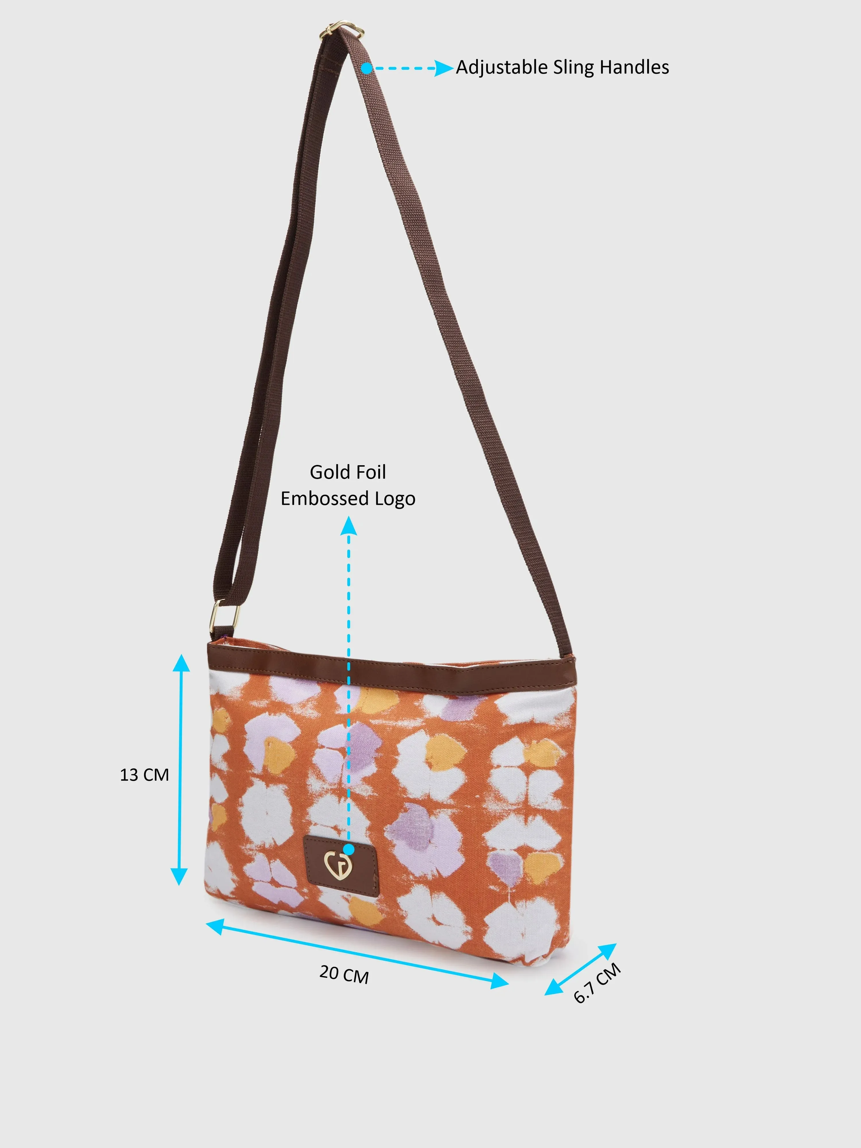 Caprese Enora Sling Large Rust