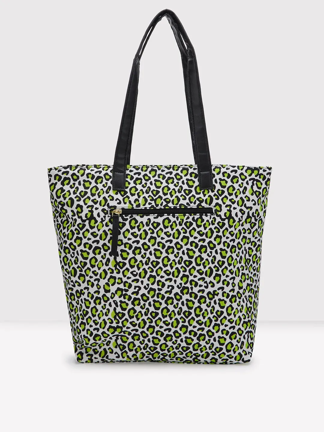 Lime Green Large Karel Caprese Tote Bag - Stylish and Spacious Handbag