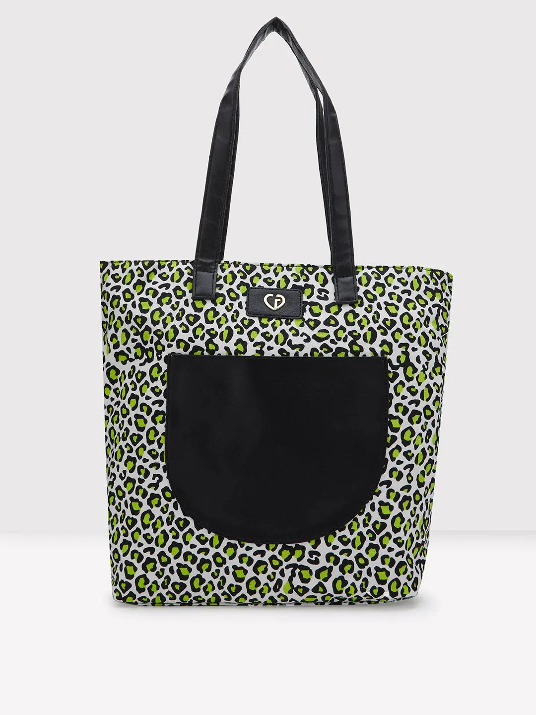 Lime Green Large Karel Caprese Tote Bag - Stylish and Spacious Handbag