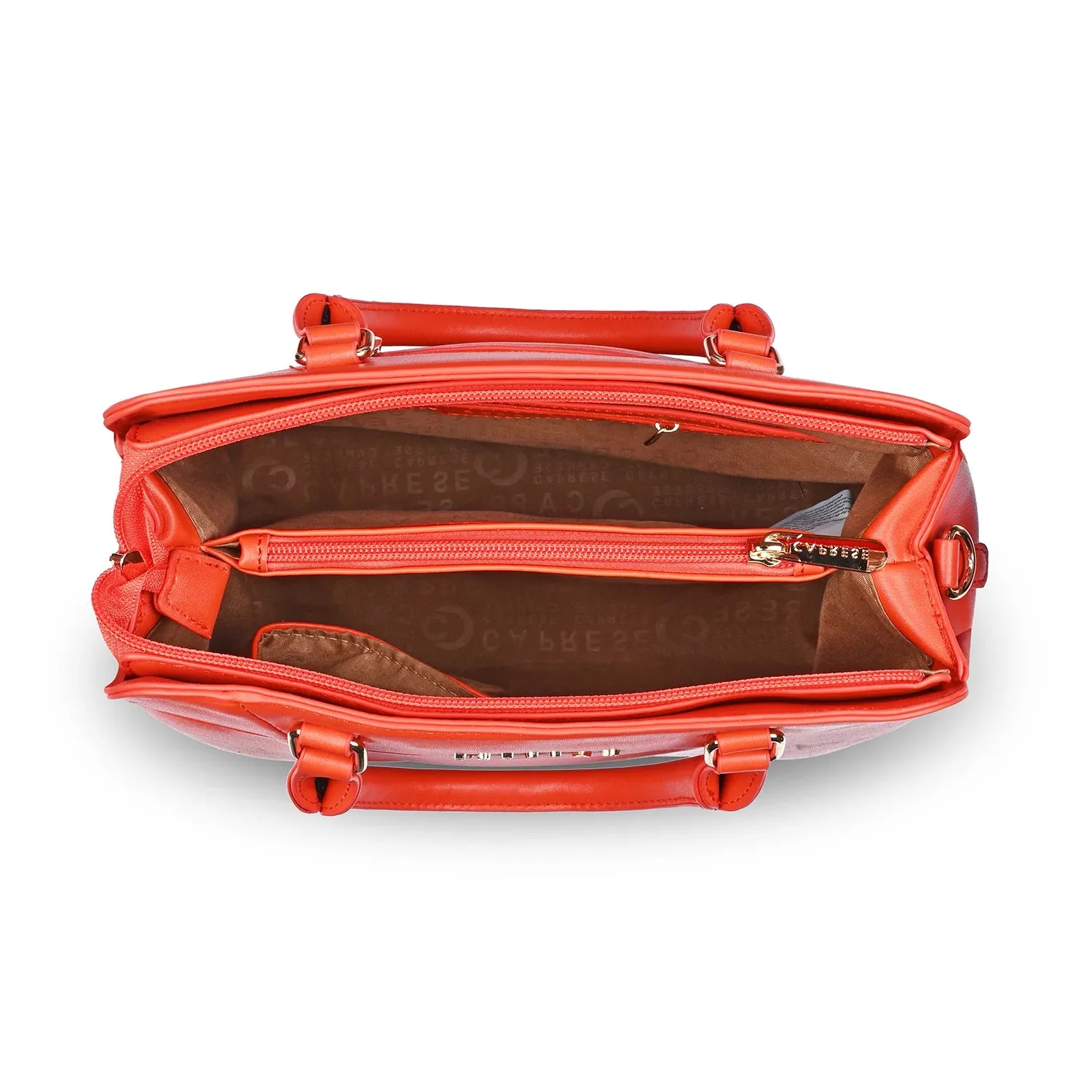 Caprese Keera Satchel Medium Orange