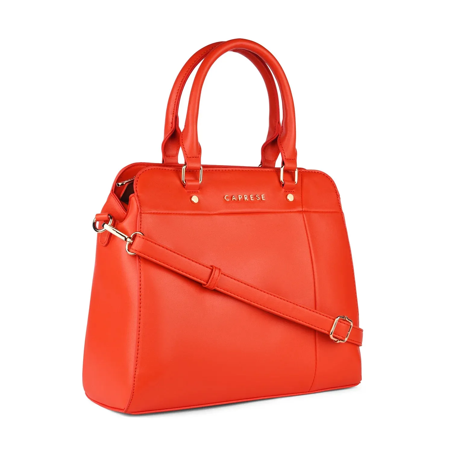 Caprese Keera Satchel Medium Orange