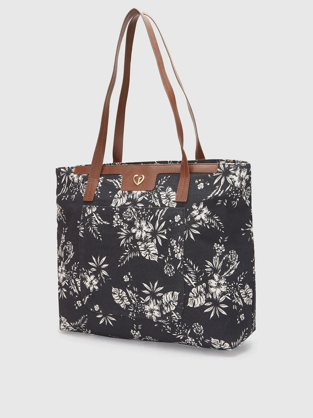 Large Black Caprese Kendall Tote: Optimized E-commerce Product Title