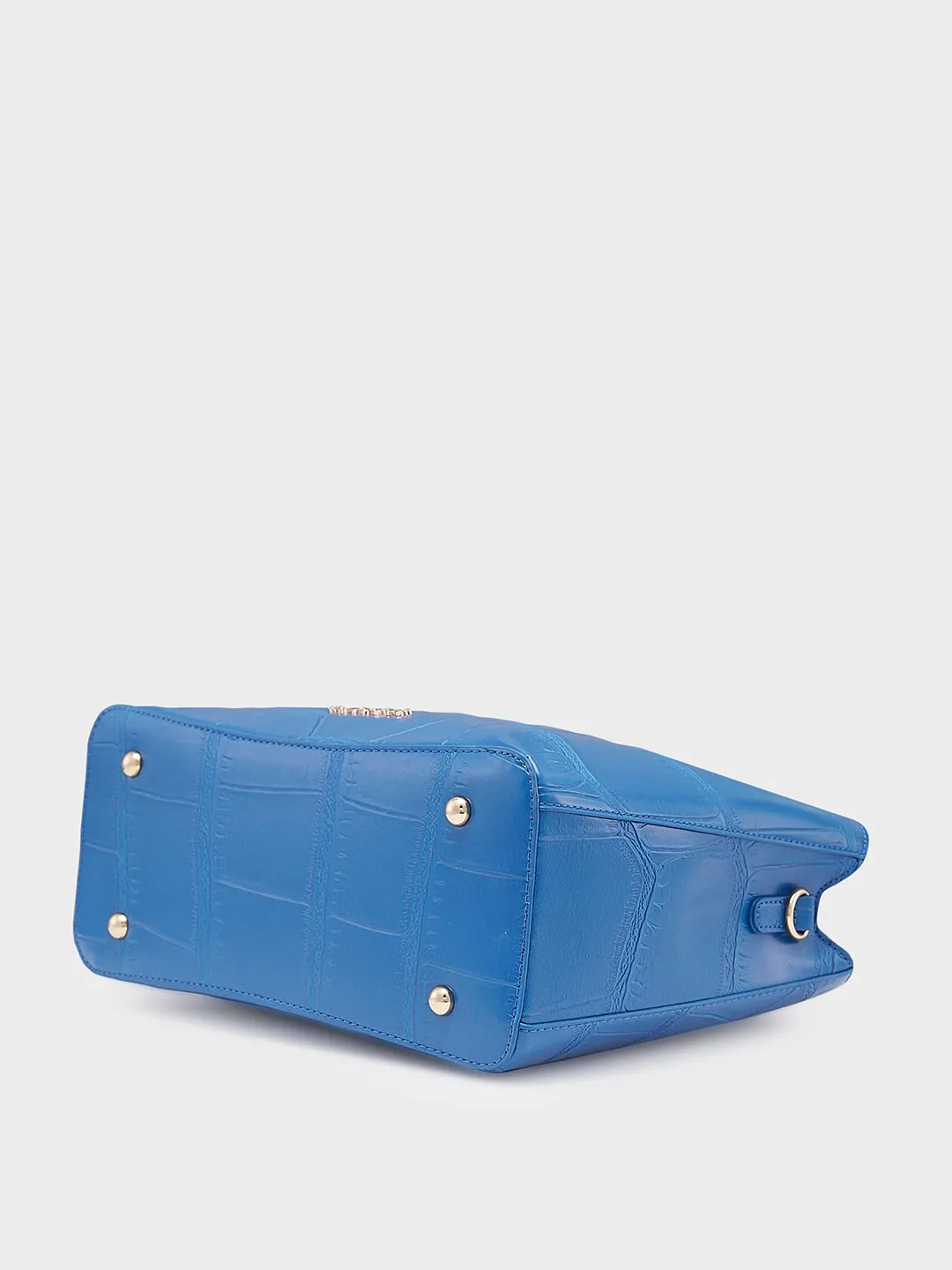 Caprese Mink Satchel Small Women Handbag |Shoulder Bag With Double Handle Ultramarine