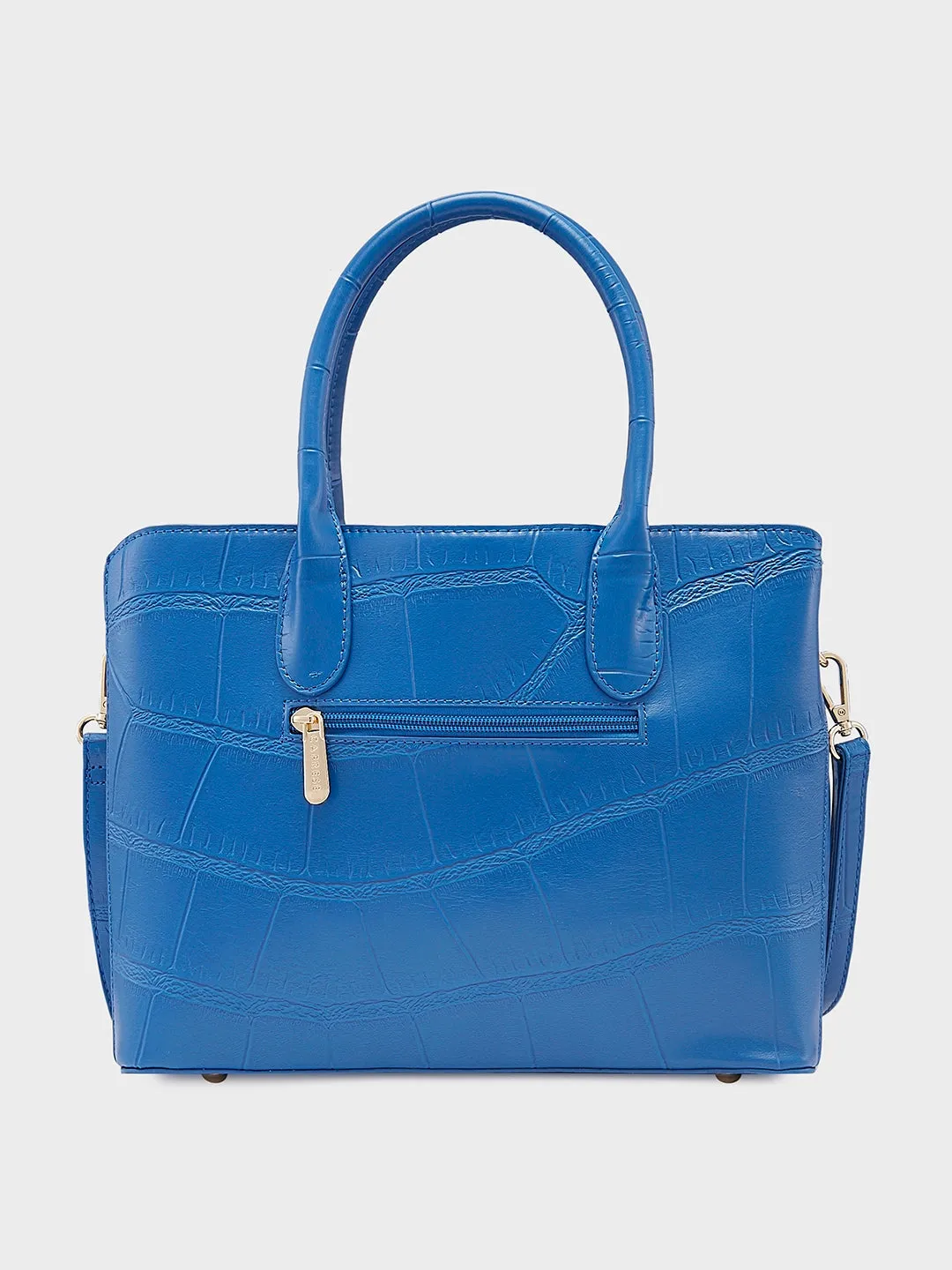 Caprese Mink Satchel Small Women Handbag |Shoulder Bag With Double Handle Ultramarine