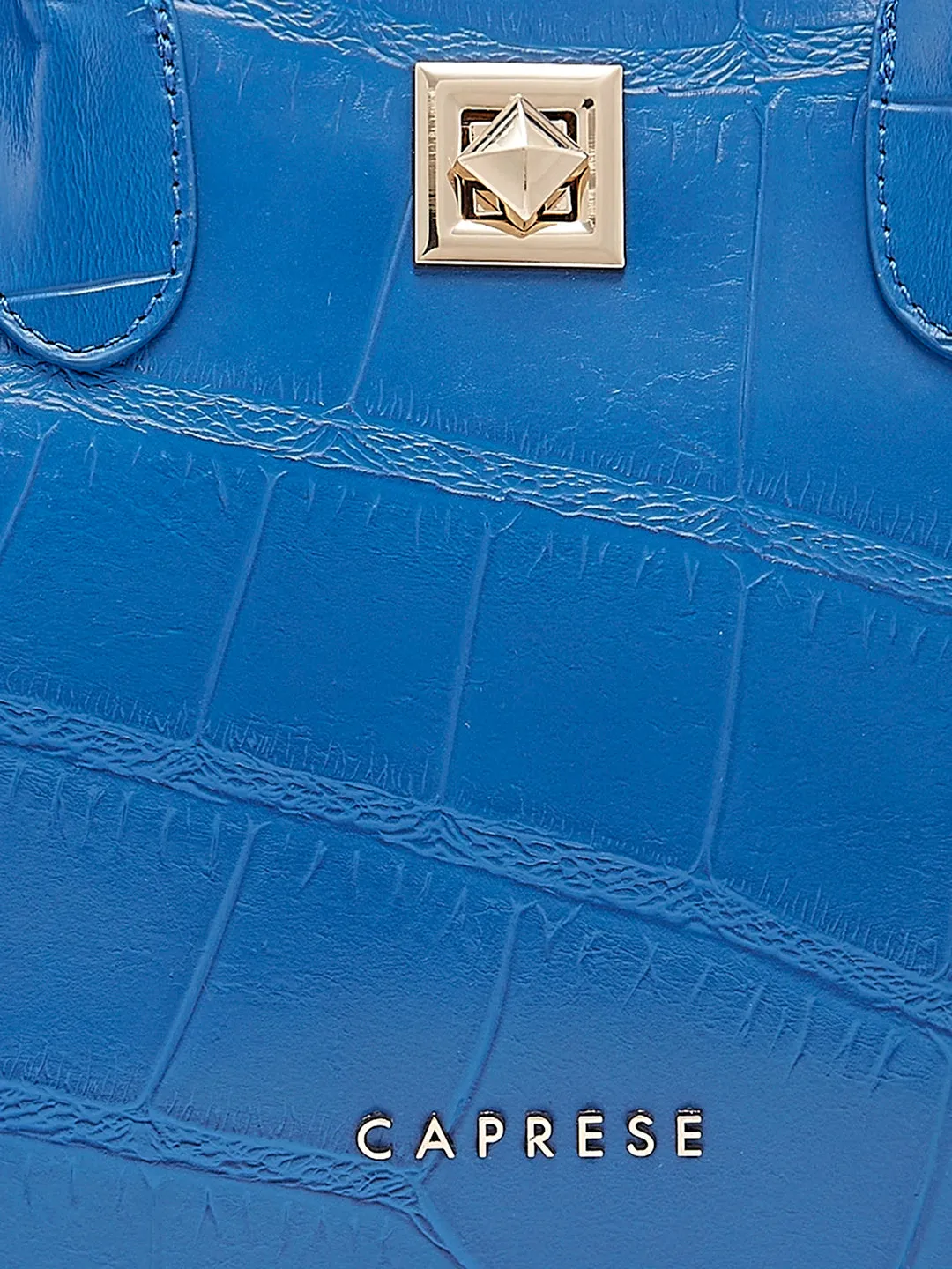Caprese Mink Satchel Small Women Handbag |Shoulder Bag With Double Handle Ultramarine