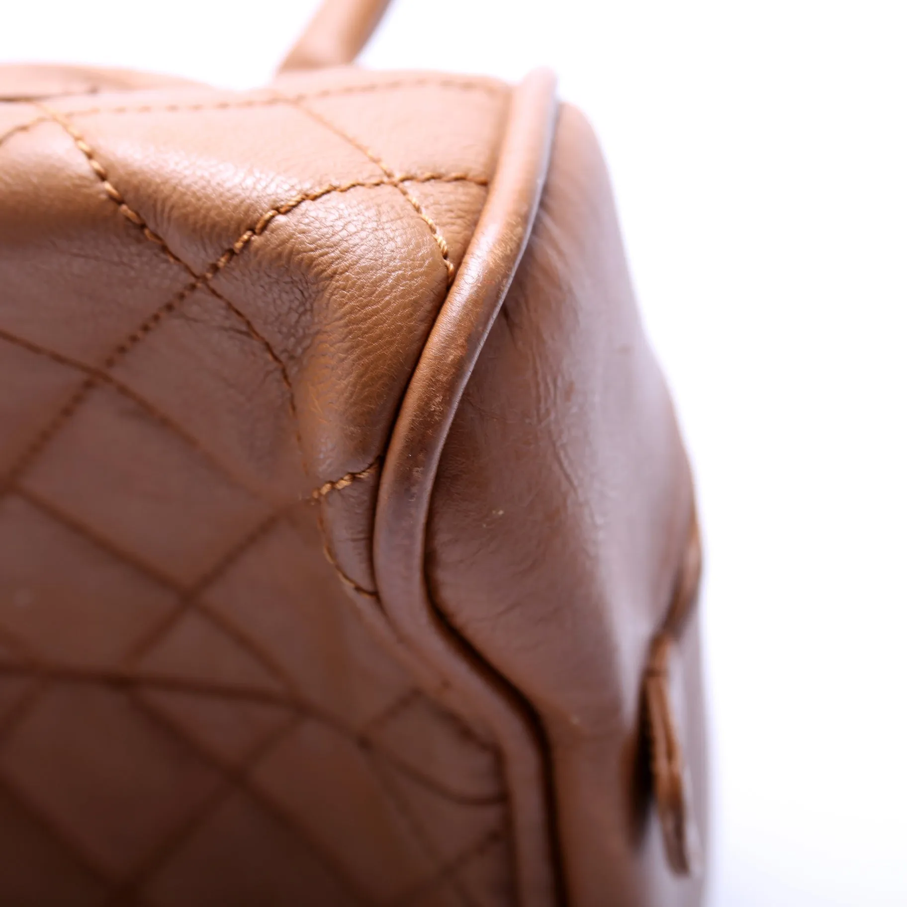 CC Bowling Bag Quilted Lambskin 10M