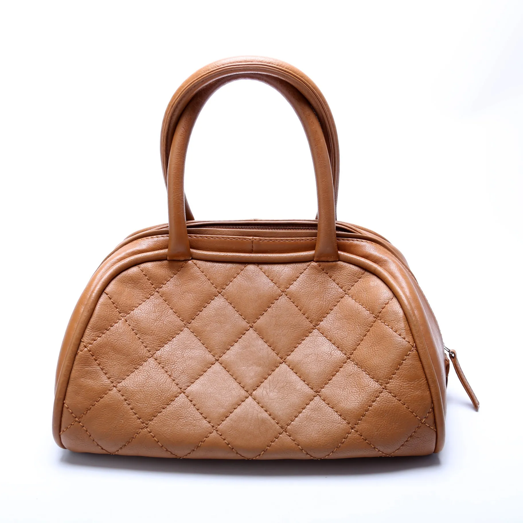 CC Bowling Bag Quilted Lambskin 10M