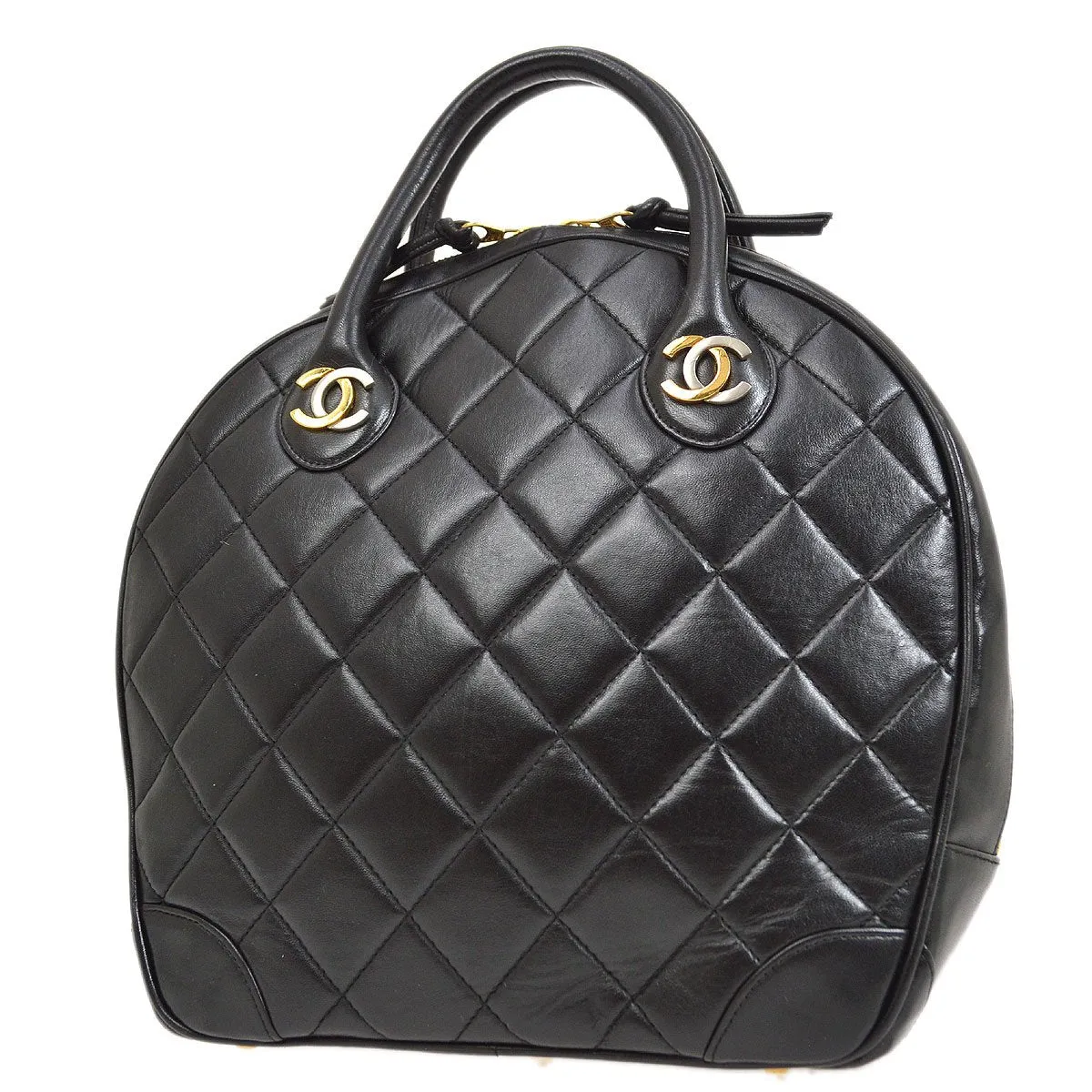 CHANEL 1997-1999 Paris Limited Bowling Bag AK31624i