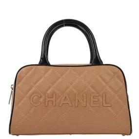 Chanel 2000-2001 Caviar Bowling Bag 27