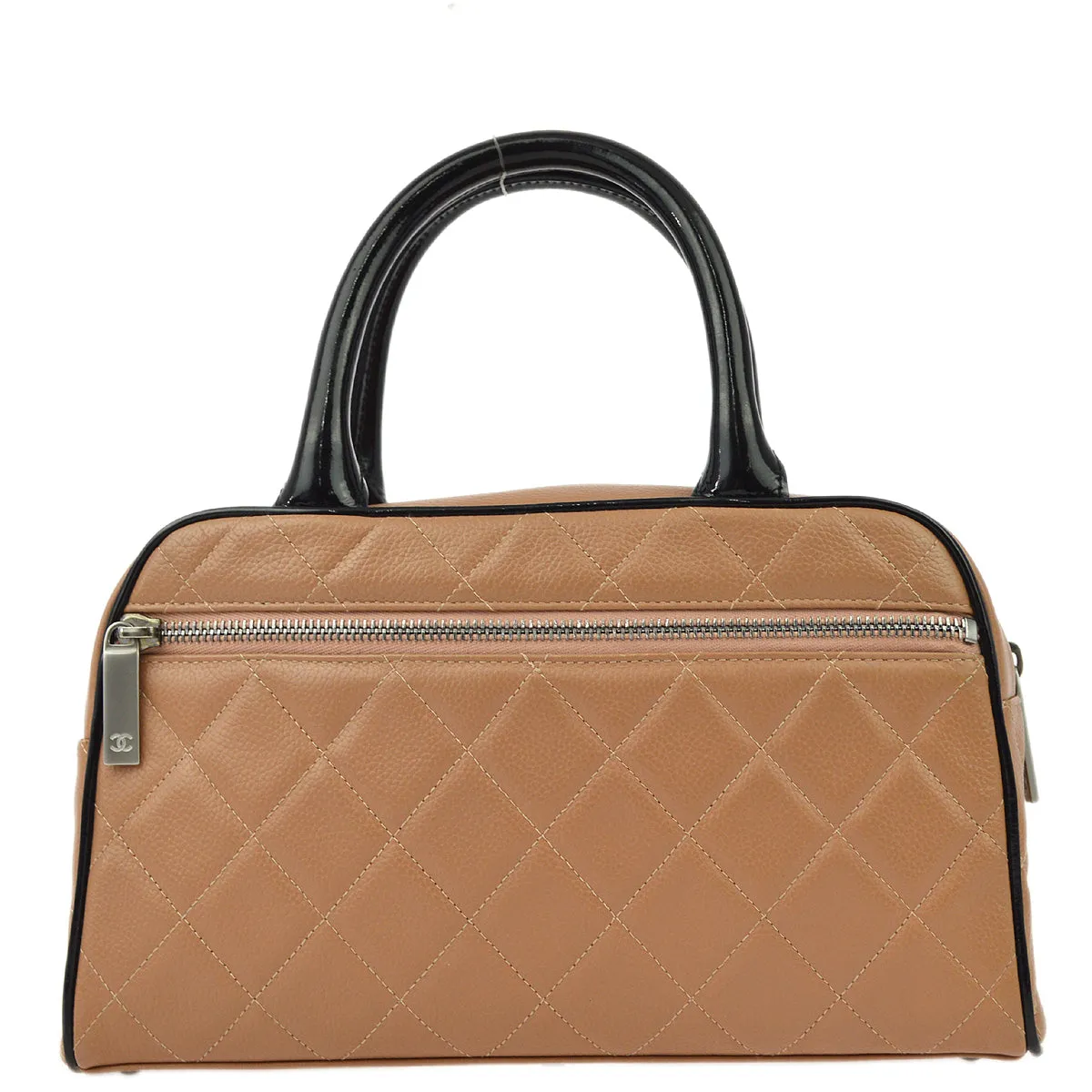 Chanel 2000-2001 Caviar Bowling Bag 27
