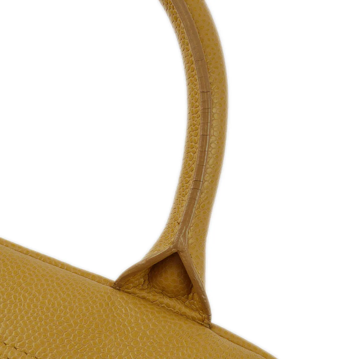 Chanel 2004-2005 Beige Caviar Bowling Bag 27