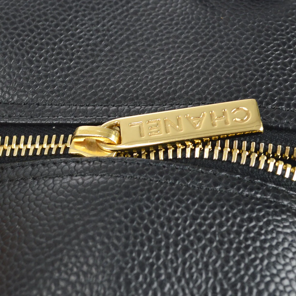 Chanel 2005-2006 Bowling Bag 37 Black Caviar