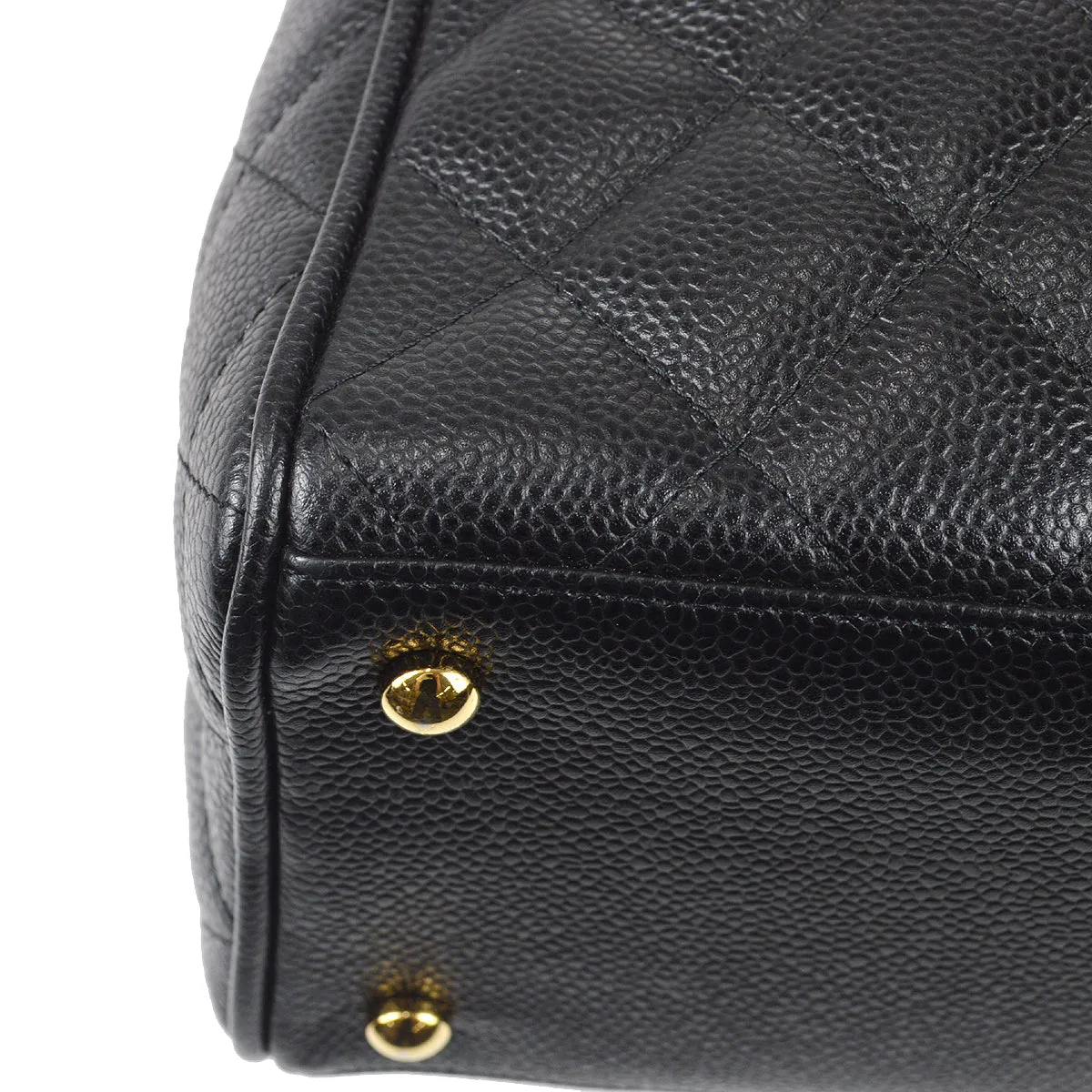 Chanel 2005-2006 Bowling Bag 37 Black Caviar