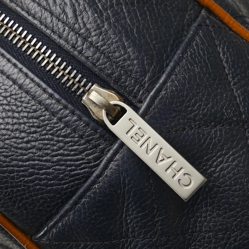 Chanel Brown Caviar Bowling Bag 27