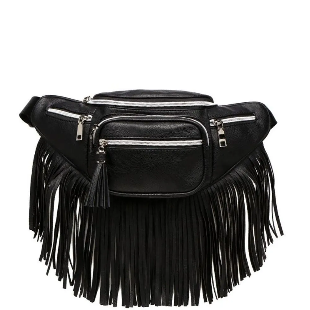Contessa Fringed Belt Bag