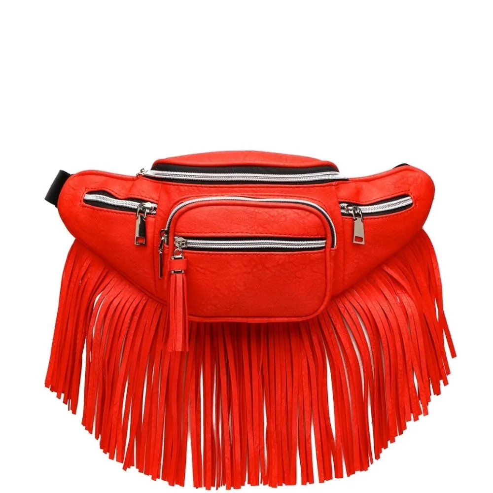 Contessa Fringed Belt Bag