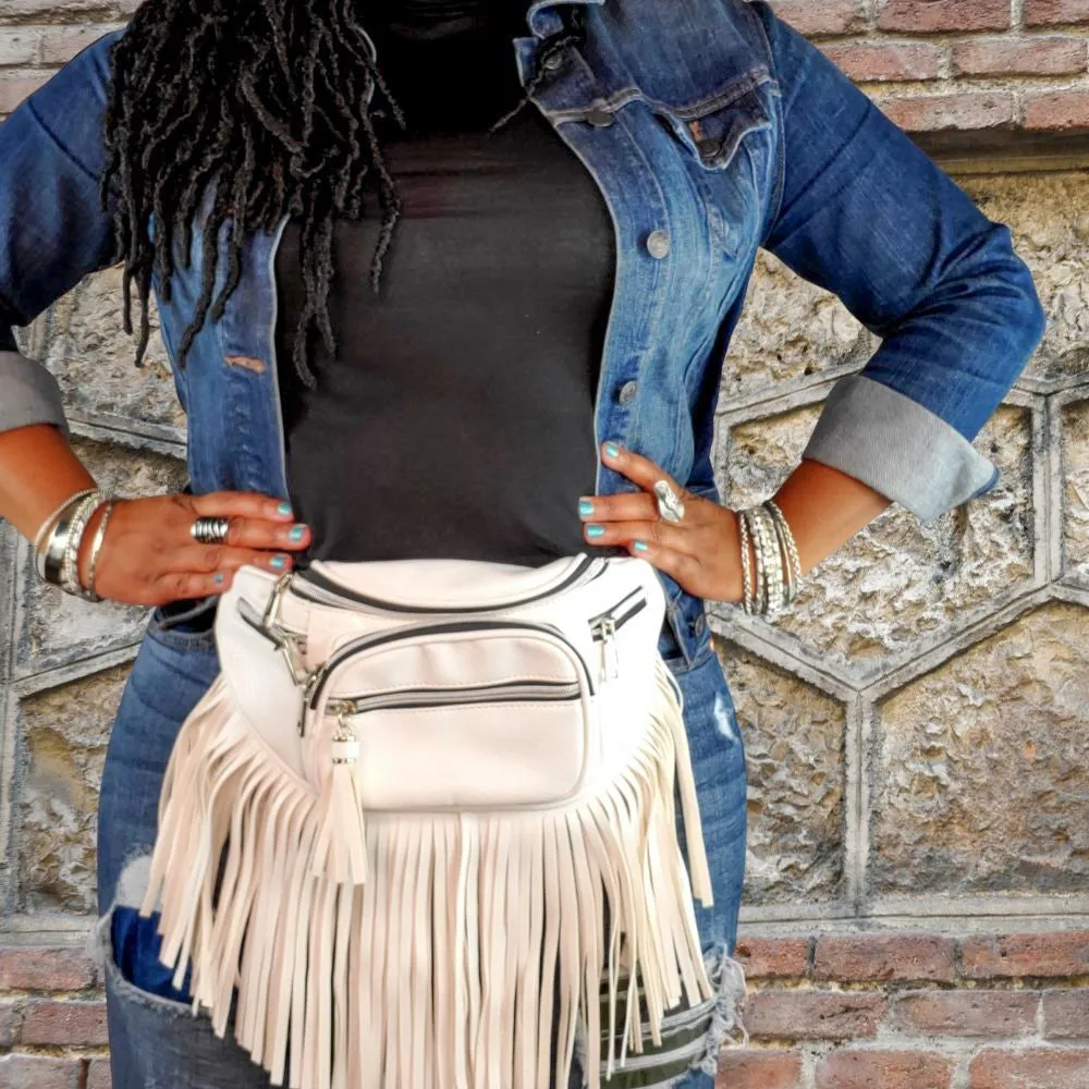 Contessa Fringed Belt Bag