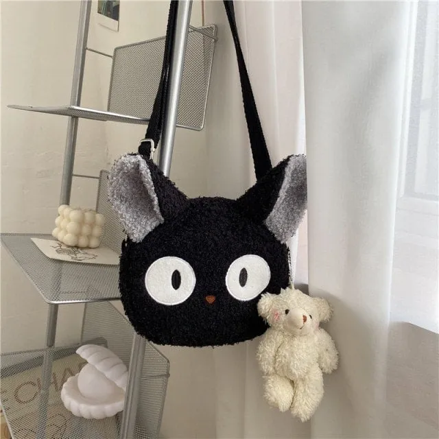 Cute Cat Plush Shoulder Bag