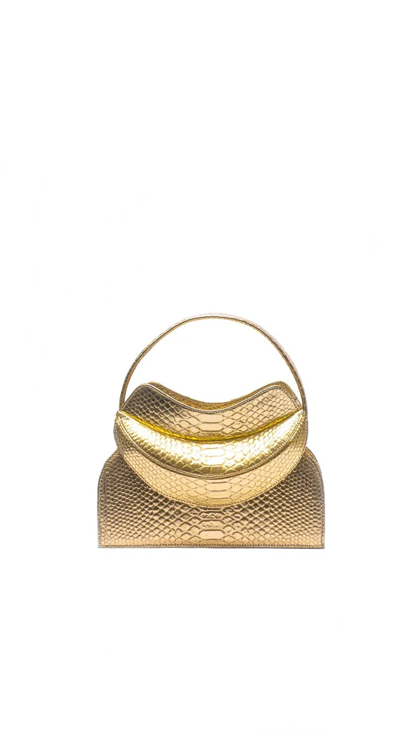 Dada Pedon Luna Sunglow Citrine mini tote bag