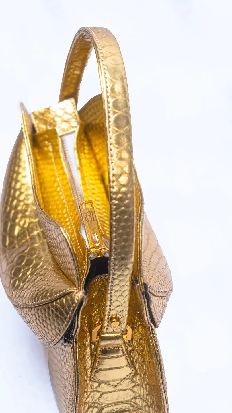 Dada Pedon Luna Sunglow Citrine mini tote bag