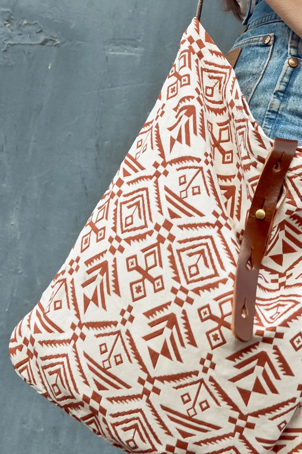 Ethnic Print Shoulder Bag