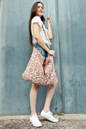 Ethnic Print Shoulder Bag