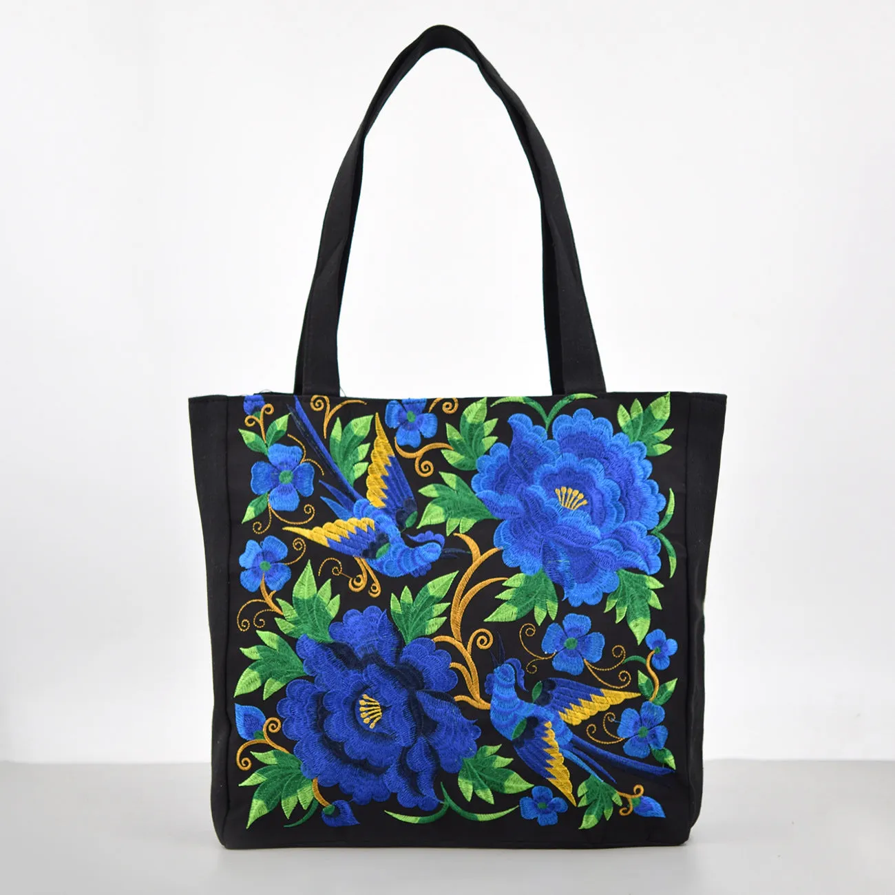 Ethnic Style Embroidered Large Shoulder Bag