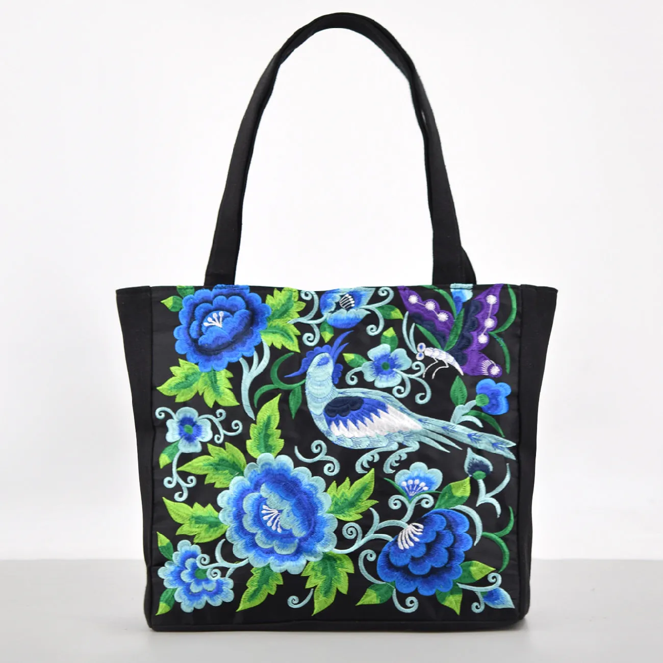 Ethnic Style Embroidered Large Shoulder Bag