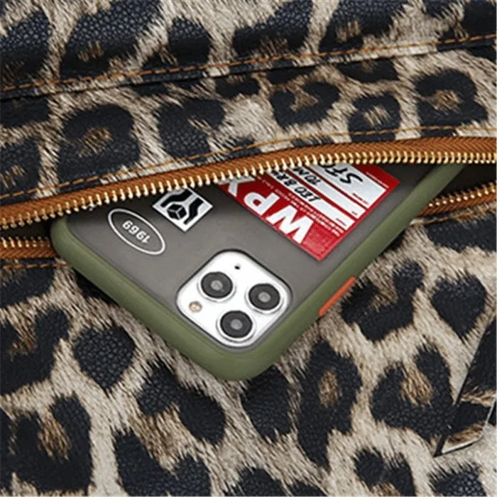 Fashion Leopard Print Multi Large Backpack