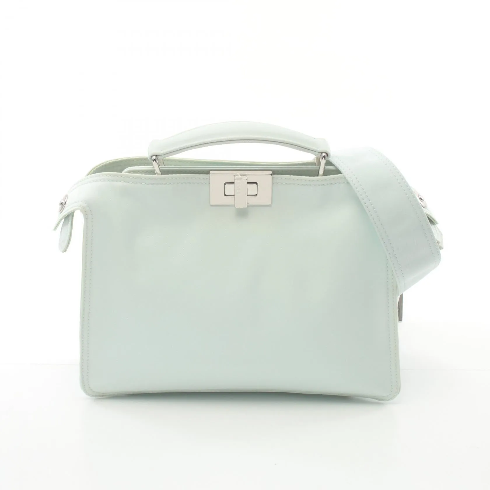 Fendi Peekaboo ICU Small Nylon Handbag 7VA530