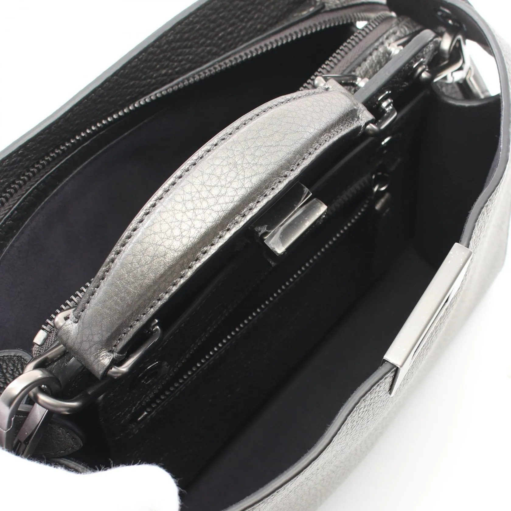 Fendi Peekaboo ISeeU Small Leather Handbag