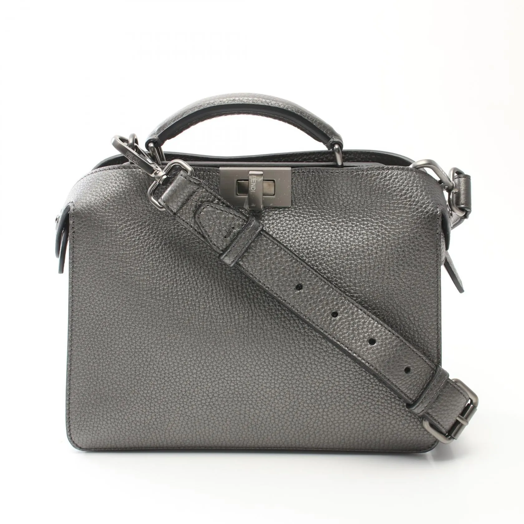 Fendi Peekaboo ISeeU Small Leather Handbag