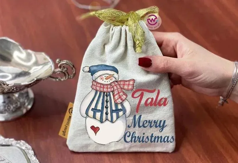 Gift Bags-Christmas -Snow