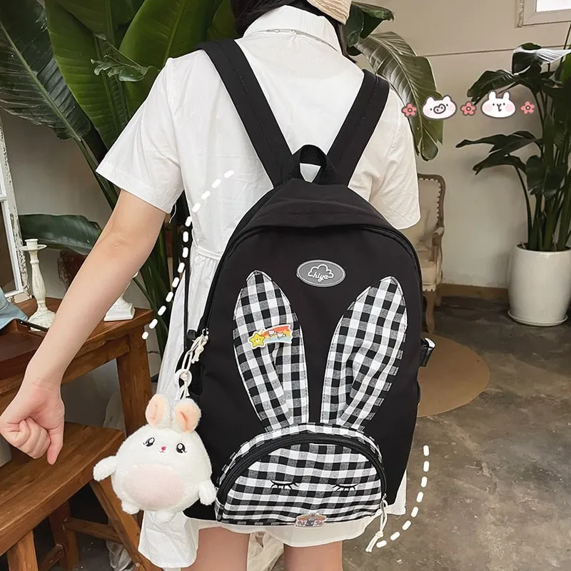 Kawaii Korea Bunny Ear Backpack