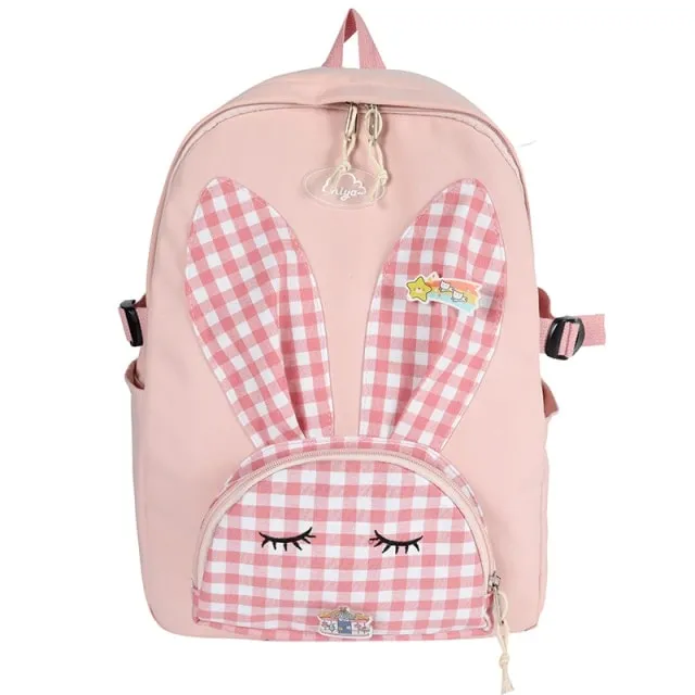 Kawaii Korea Bunny Ear Backpack