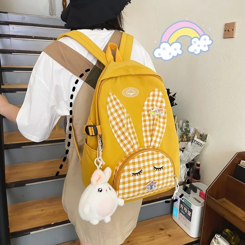 Kawaii Korea Bunny Ear Backpack